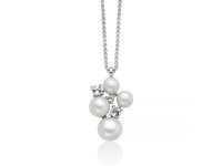 Collana Miluna Donna in Argento Perla PCL6800